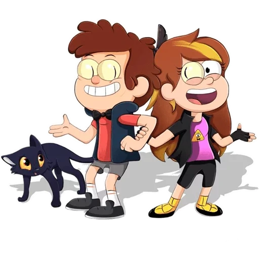 la gravité tombe, héros de gravité folz, la gravité tombe dipper, les personnages de gravity folz, gravity folz heroes dipper maybel