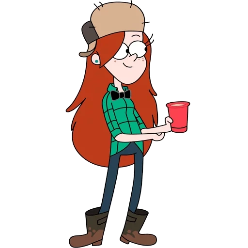 gravitasi jatuh, gravity falls wendy, dari gravitasi farz wendy, karakter gravity folz, gravity folz heroes wendy