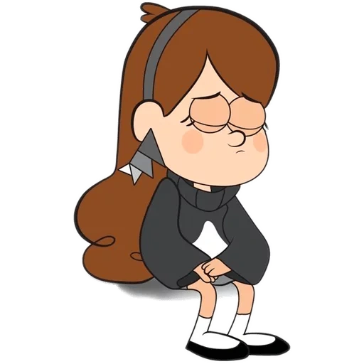 mabel, mabel pines, gravitasi mabel jatuh, gravity falls mabel berpikir