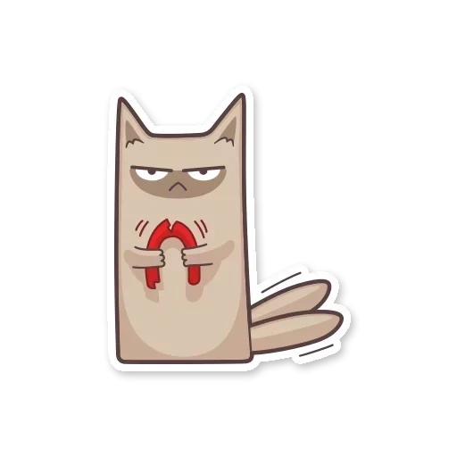 stickers telegram cat, telegram stickers, gray cat sticker, pushin stickers, sticker cat