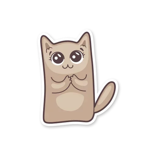 stiker telegram kucing, stiker telegram, mayus kucing, stiker kucing abu abu, stiker pushin