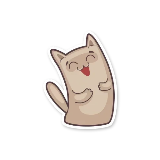 meus cat, stickers telegram cat, gray cat sticker, stickers telegram, pushin stickers