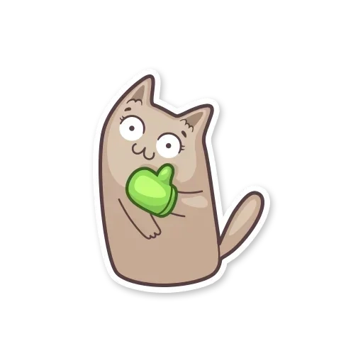 stickers pushin kat, meus cat, pushin stickers, gray cat sticker, stickers telegram