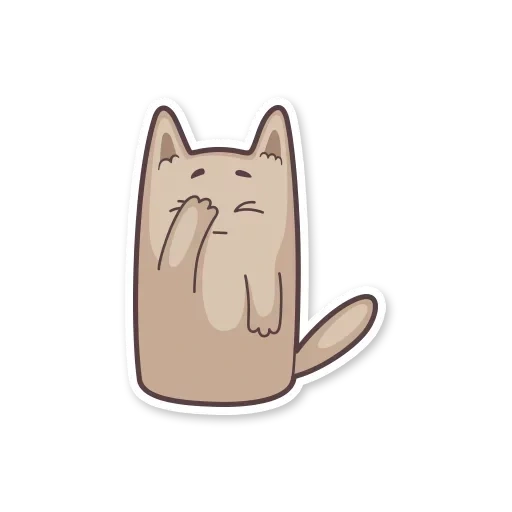 meus cat, sticker cat, stickers telegram cat, pushin stickers, gray cat sticker