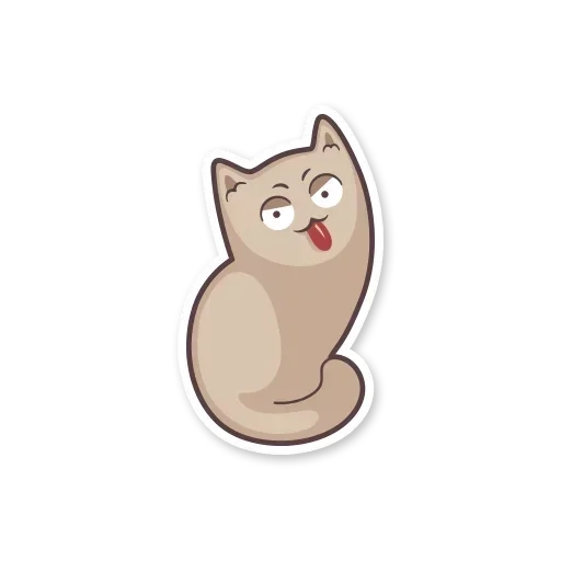 gray cat sticker, telegram stickers, pushin stickers, gray cat sticker, cats stickers