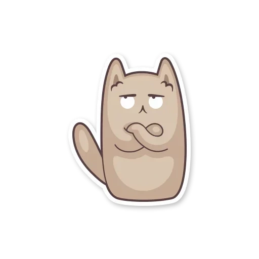 meus cat, gray cat sticker, telegram stickers, stickers telegram cat, pushin stickers