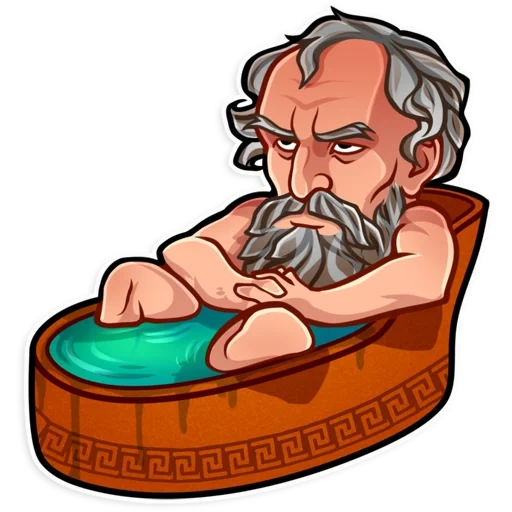 philosophen, tolle köpfe, archimedes bath eureka