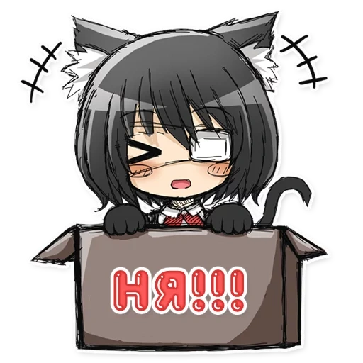 misaki chibi, anime cats, kuronko chibi, ruri goko is some, anime chibi jokes