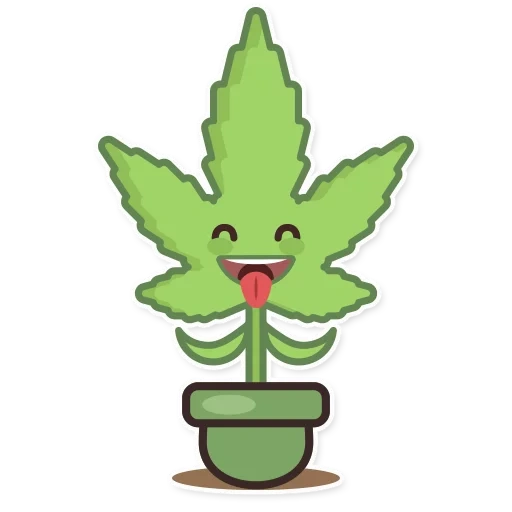 cannabis, feuilles de chanvre, cannabis, cartoon chanvre