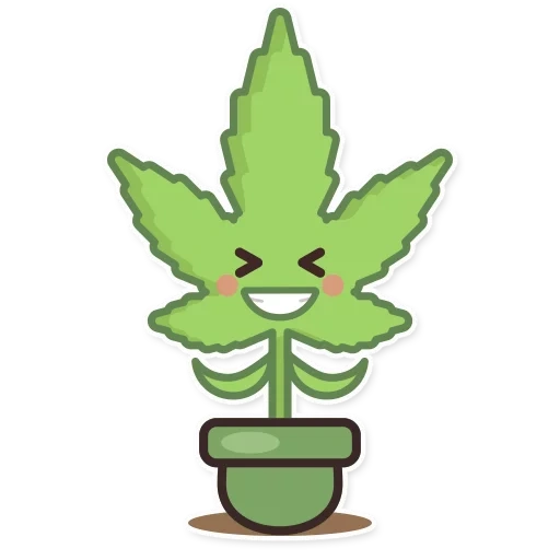 plantar, maconha, konopra de maconha, cânhamo de desenho animado, desenho animado de vetor de maconha