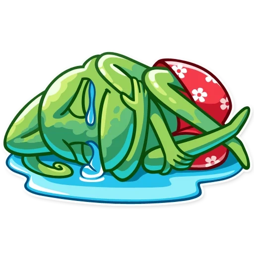 die krabbe, das chamäleon, the slime monster