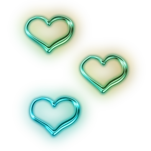 ватсап неон, зеленое сердце, прозрачное неоновое сердечко, неоновое сердце прозрачном фоне, неоновые сердечки прозрачном фоне
