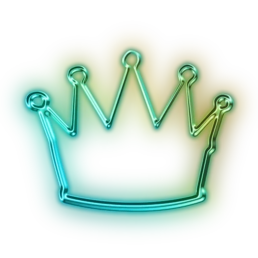 иконка корона, корона значок, символ короны, корона клипарт, иконка неоновая короны