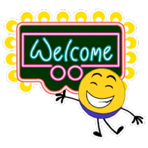 happy, smiley welcome, les émoticônes varient, fun smiley, danser le visage souriant