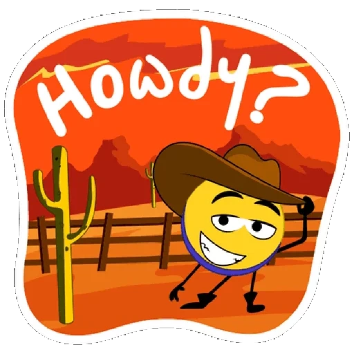 smiling face, male, smiling face cowboy, funny smiling face, emoji