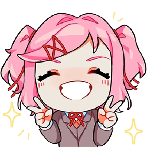 natsuki, natsuki ddlk, ddlc xia mu chibi, xia mu marina, xia mu wharf chibi wharf