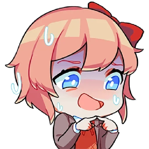 doki doki, chibi ddlk, saiori chibi, doki muele saiori