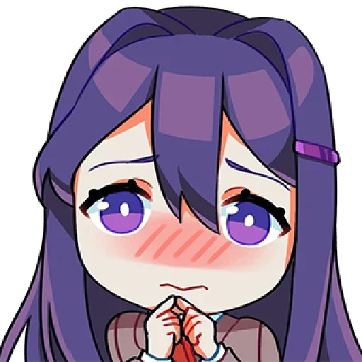 yuri ddlk, ddlk yuri, yuri ddlc, yuri ddlk chibi, yuri doki docks