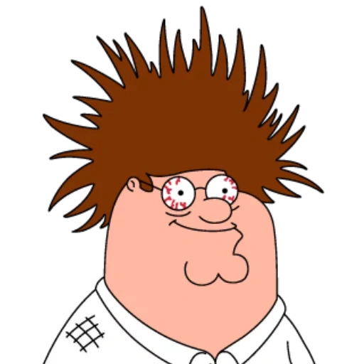 гриффины, гриффины мэг, питер гриффин, peter griffin белом фоне