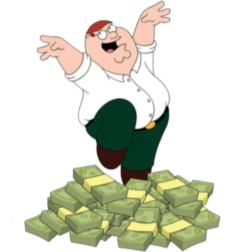 grifone, peter griffin, griffina, sceriffo di peter griffin, peter griffin money