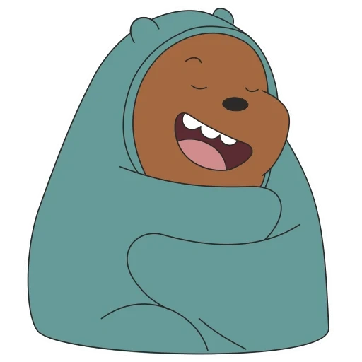 bare bears, the bear is cute, bear character, we bare bears brown, the whole truth about bears under the covers