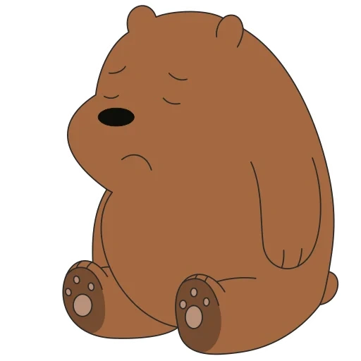 a toy, gruse bear, bare bears, the bear is cute, bear is a cute drawing