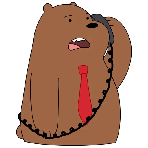 bear, mr grisli, bear character, we bare bears grisli, cartoon bear beears brown bear