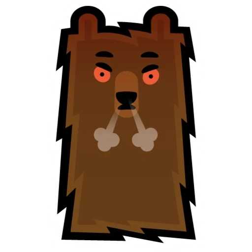 anime, bear pedobir, grisli service, black bear, cartoon bear