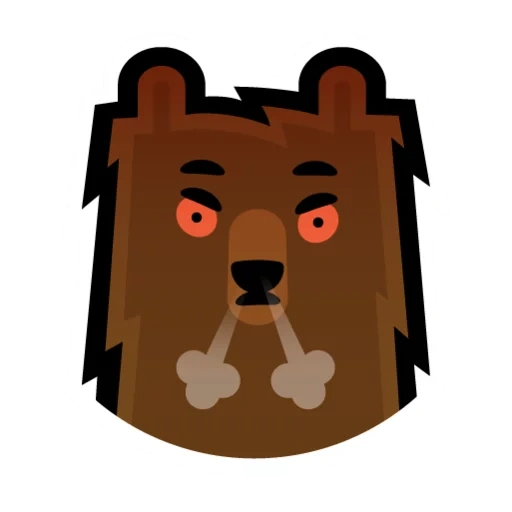 art bear, beruang marah, bear pedobir, beruang beruang, pixel bear