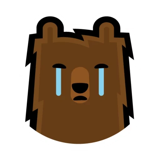 anime, bear, bear, line bear, bear pedobir
