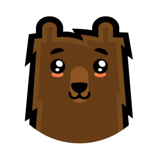 anime, der bär, bot und geist, the little bear, pixel bear