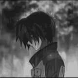 figure, sad animation, cranade anime rain, boy crying animation, anime people are sad
