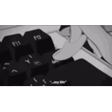 anime, anime é triste, teclado de mang, teclado de anime, teclado da estética do anime