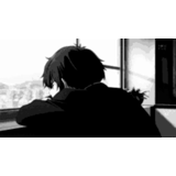 anime, anime, foto, anime é triste, depressão de anime com inscrições