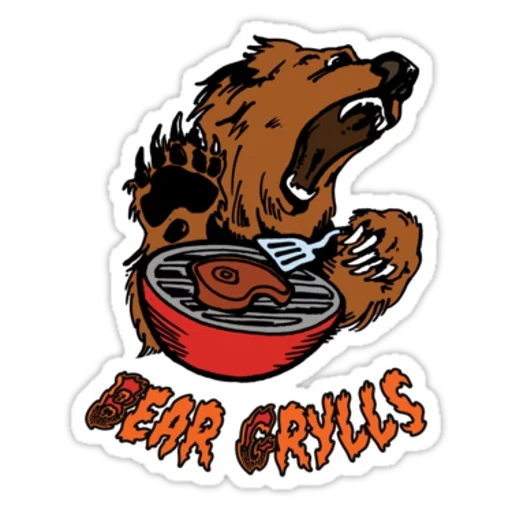 beruang logo, patch bear, beruang kecil, logo beruang jahat, patch sepeda motor beruang