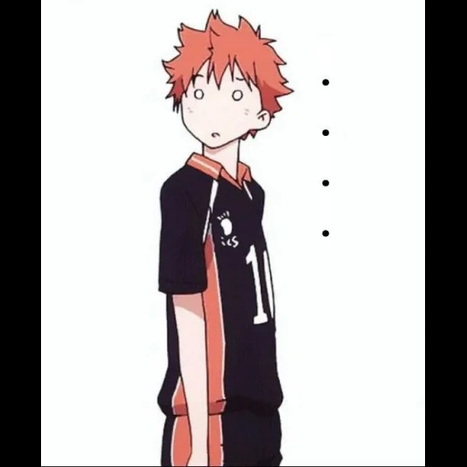 рисунок, haikyuu, хината шоё, haikyuu hinata, хината шоё полный рост