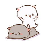 kitty chibi kawaii, lindos dibujos de kawaii, encantadores gatos kawaii, mochi mochi durazno gato, kawaii gatos una pareja