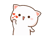 un bel sigillo, adorabile gatto di scogliera rossa, sigillo fuori chibi chuan, carino kawai pittura