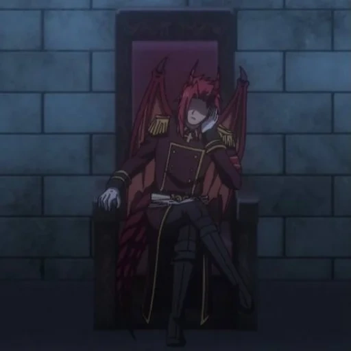 anime, heróis de anime, o melhor anime, criaturas de fantasia, butler escuro grell sutcliff screenshots de uma serra elétrica