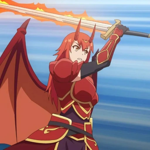 fille animée, l'héroïne de l'anime, personnages d'anime, maoyu maou yuusha, genjitsu shugi yuusha