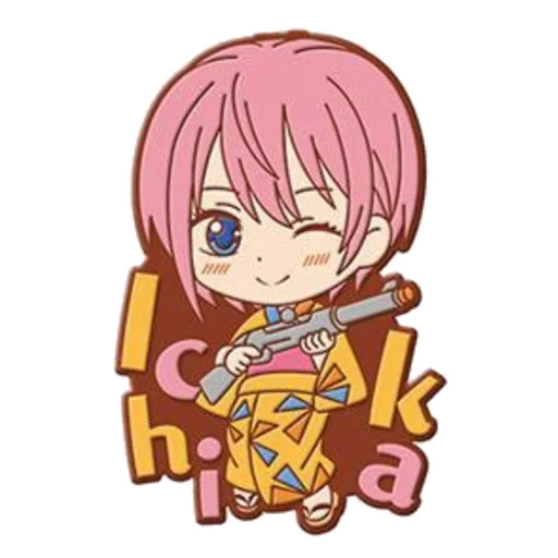 animação, personagem de anime, nakano mejiu chibi, nino nakano chibi, emblema de anime de cerejeira