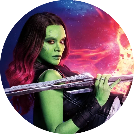 gamora, chica, zoe soldana gamora, guardián de la galaxia de gamora, galaxy escolta segunda parte