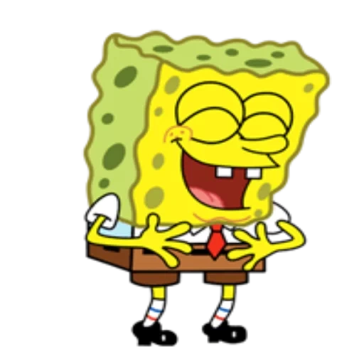 spongebob squarepants, sponge bob, stiker sponge bean, spongebob square pants, spongebob baby square pants