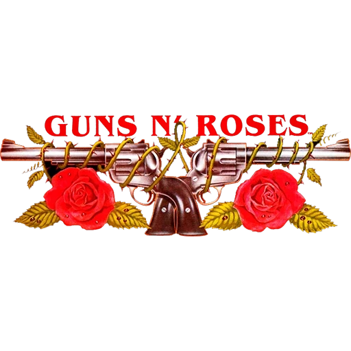 guns n roses, guns n roses logo, gun n rose schriftart, gun n rosarotes logo, guns n roses best ballads