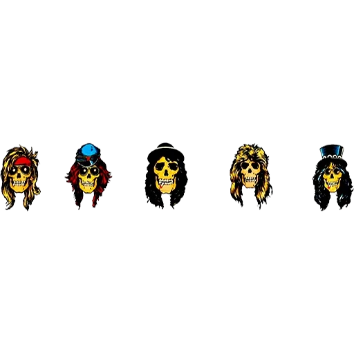 calavera, calavera, guns n roses, logotipo de guns n roses, guns n rosas apetito por la destrucción