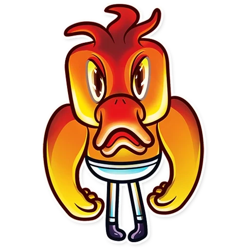 duck, goose watsap, rooster head, a cheerful cockerel