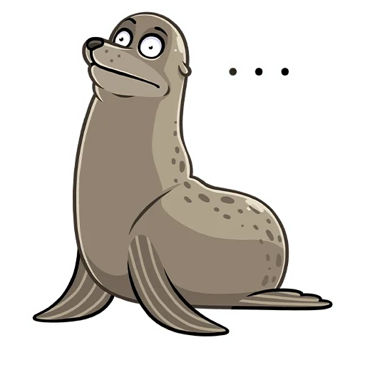 seal walrus, walrus, seal cartoon, cartoon seal, walrus cartoon