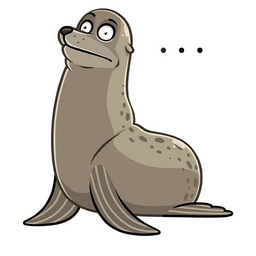 phoques et morses, morse, cartoon de phoque, cartoon seal, cartoon de morse