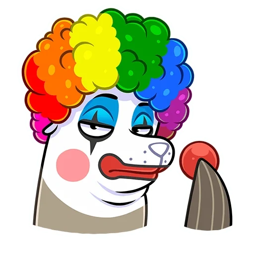 clown, tête de clown