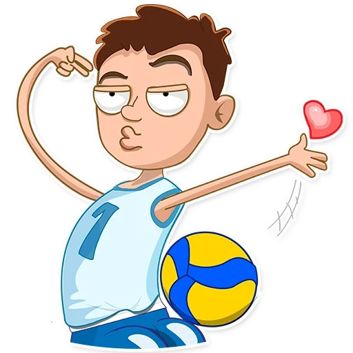 spielen sie volleyball, aufkleber, telegrammaufkleber, volleyballspieler, volleyball